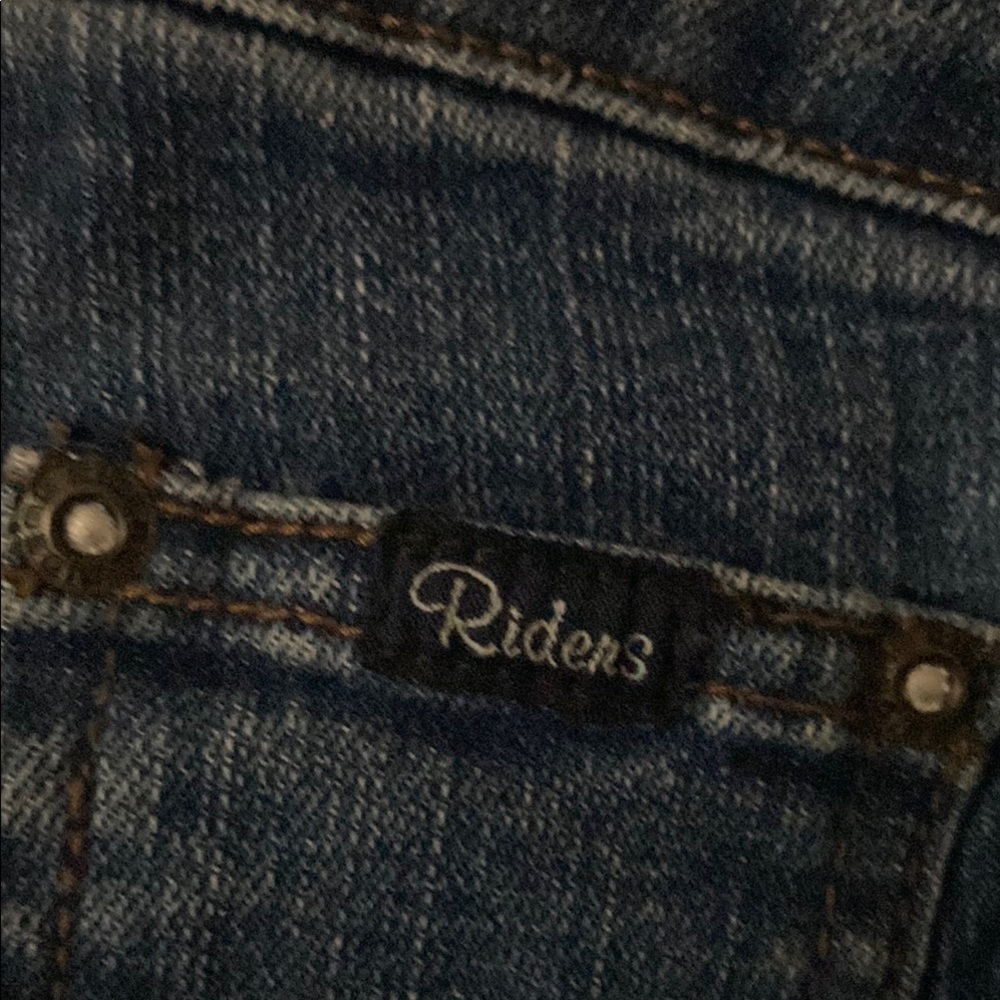 Riders by Lee Blue Cropped Jeans - Picture 3 of 5
